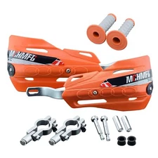 Dirt Bike Hand Guards with Grips - Universal Motorcycle Handguards for Pit Bi...