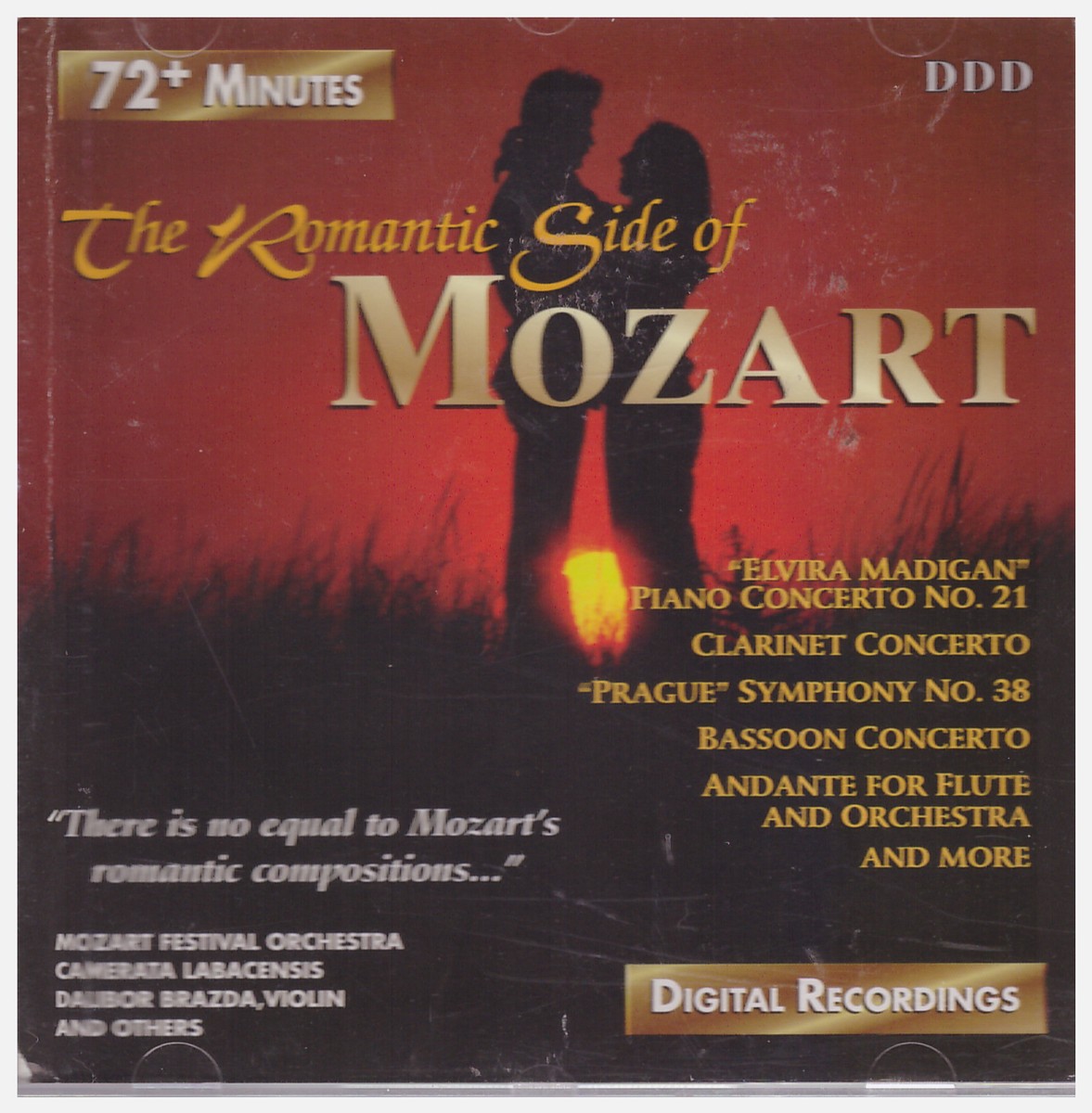 モーツァルトCD The Romantic Side Of Mozart (CD, Feb-1996, Par Excellence/St