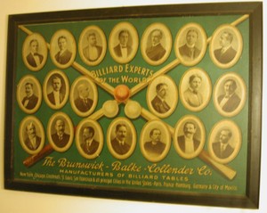 Pool/Billiard/Table/Brunswick Billiard Experts of World Original Poster