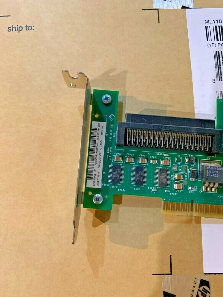 HP ML110 Proliant SCSI RAID Card Controller 332541-002 DL145 G2 DL140 64 bit 133 - Image 2 of 4