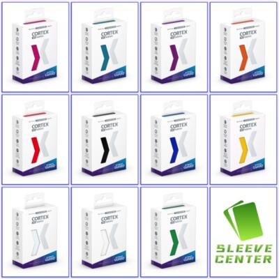 100 klare Ultimate Guard Cortex Sleeves Standard Size alle Farben Magic, Pokemon