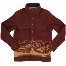 Taylor Stitch Men's Ranger Shirt Wool Blend Soft Yosemite Pattern Button Up $398