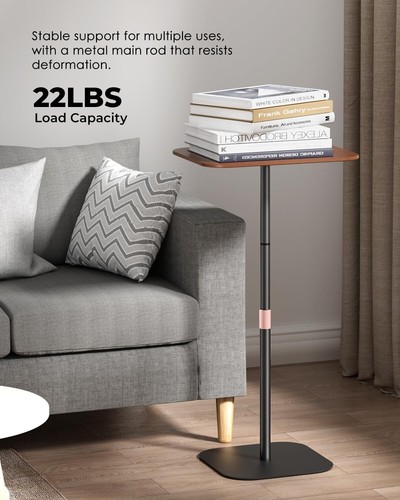 Floor Laptop Stand for Bed,Laptop Table,Small & Portable Standing Desk with Adju - Afbeelding 7 van 24