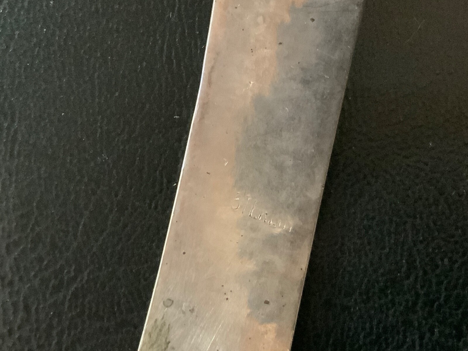 SOLID STERLING SILVER HAND HAMMERED BRACELET-22.2… - image 3