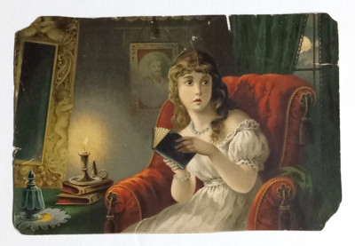 Ghost Story Dr. Jaynes Patent Medicines Advertising Trade Card c1910s R ...