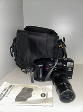 Minolta Riva Zoom 135 EX fotocamera analogica compatta AF Point Shoot pellicola TOP testata