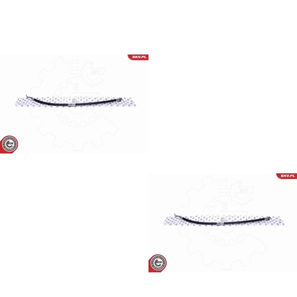 2X Esen SKV Bremsschlauch Hinten Beidseitig FüR Mazda Premacy CP 323 F VI BJ GW-image