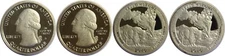 2010-S Proofs 25C Yellowstone National Parks ATB Quarters