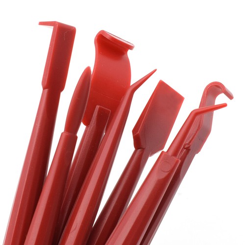 7X Scraper Film Vinyl Wrap Decal Felt Edge Squeegee Kit Application Car Tools US - Bild 5 von 6