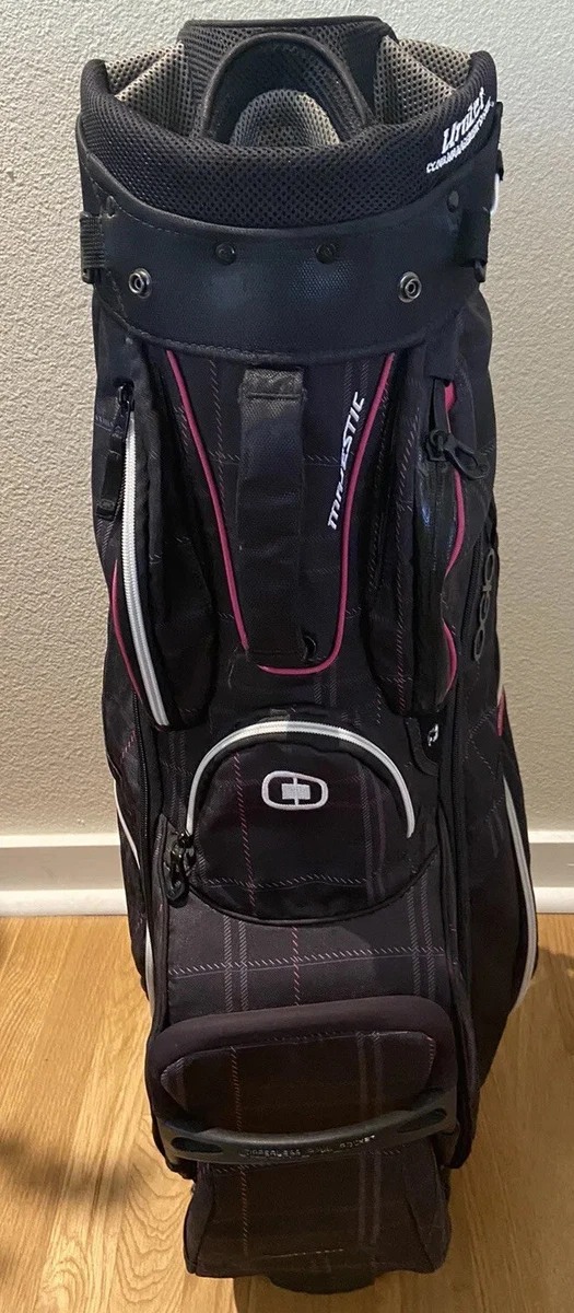 OGIO Uniter 15-Way Divider Club Management System Cart Golf Bag Black/Pink  Plaid | eBay