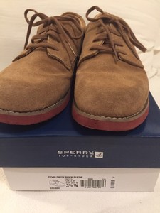 suede sperry top sider