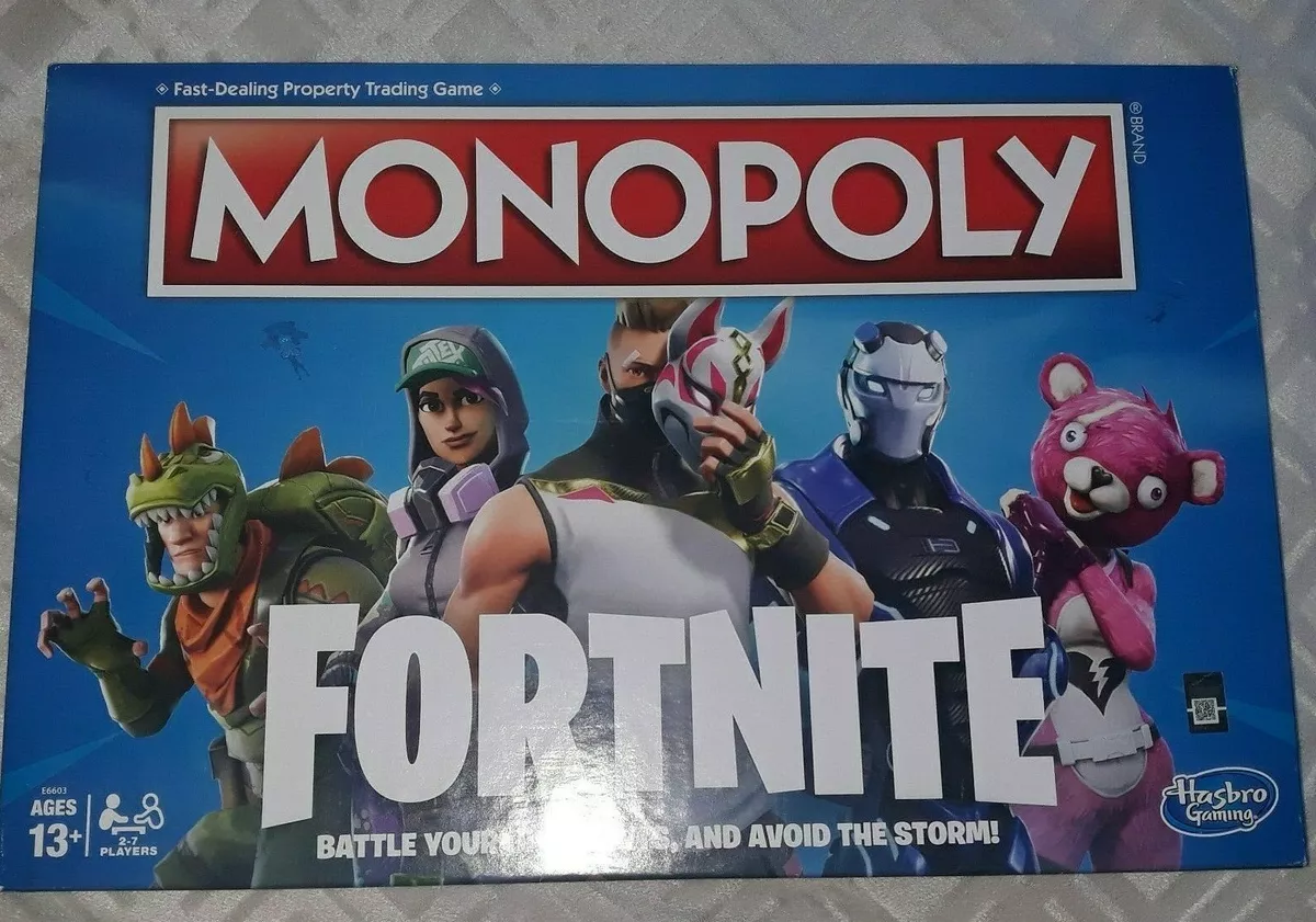 MONOPOLY Fortnite Edition Board Game Inspired by Fortnite Video Game