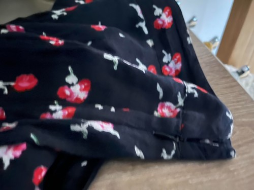 ATMOSPHERE BLACK FLORAL LINED SKIRT SIZE 20 SEE DESCRIPTION PREOWNED - - Picture 5 of 5