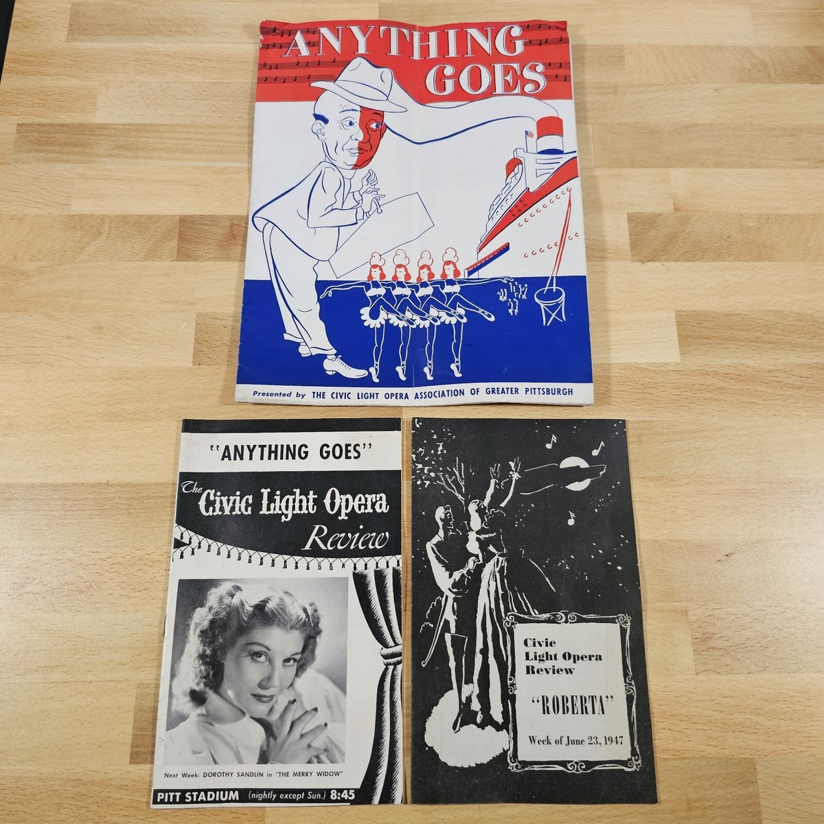 Nightly Met Met Opera Week Vtg 1949 Civic Light Opera Pittsburgh