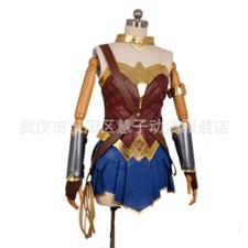 Diana Prince Wonder Woman Suit Halloween Women's Uniform Outfits Cosplay Costume