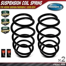 2x Coil Springs Front Side Suspension for Nissan Qashqai/Qashqai+2 I 54010JD02D