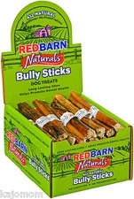 35 count RedBarn 7 Inch Beef Bully STICKS Dog Treat Chew LOW ODOR Natural 1 Case