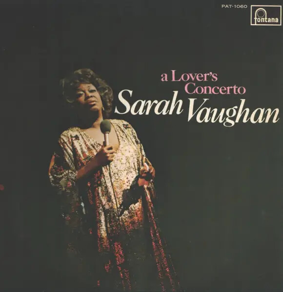 Sarah Vaughan A Lovers Concerto LIMITED EDITION JAPAN Fontana
