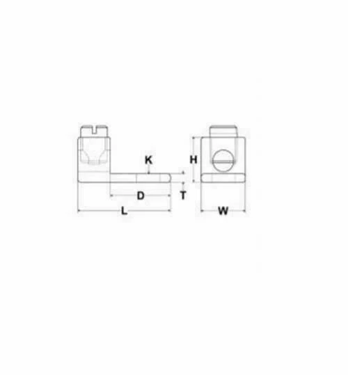 Burndy KA36U 2STR-600 Dual Rated Universal Terminal Aluminum 2AWG 600kcmil - Image 2 of 2