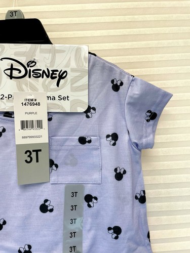 Disney Girls 2 Piece Pajama Set - NWT - Picture 24 of 43