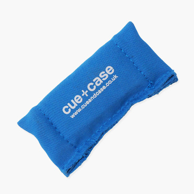 Queue + Case Shaft Slicker zur Reinigung von Snooker & Poolqueues - Blau