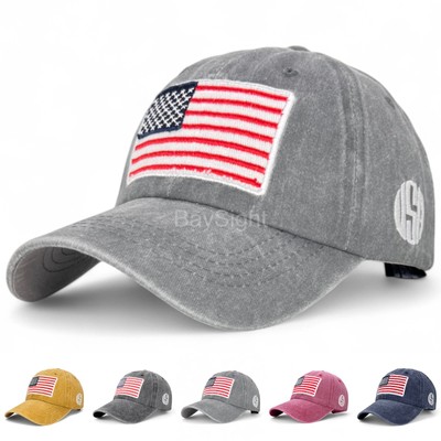 USA Puerto Rico Flag Baseball Cap – Washed Cotton Adjustable Dad Hat For Men & Women | Sun Protection Casual Wear