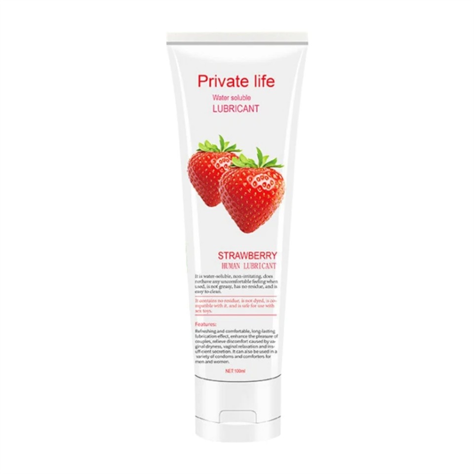 Buy 1 get 1 free 100ML Strawberry Flavored Water Based Edible Sex