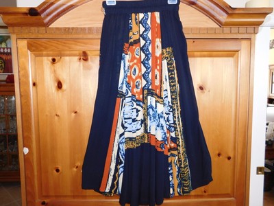 Womens Black Rayon Long Full Skirt from KEMBALI COLLECTION size Small On Line Womens Black Rayon Long Full Skirt from KEMBALI COLLECTION size Small On Line