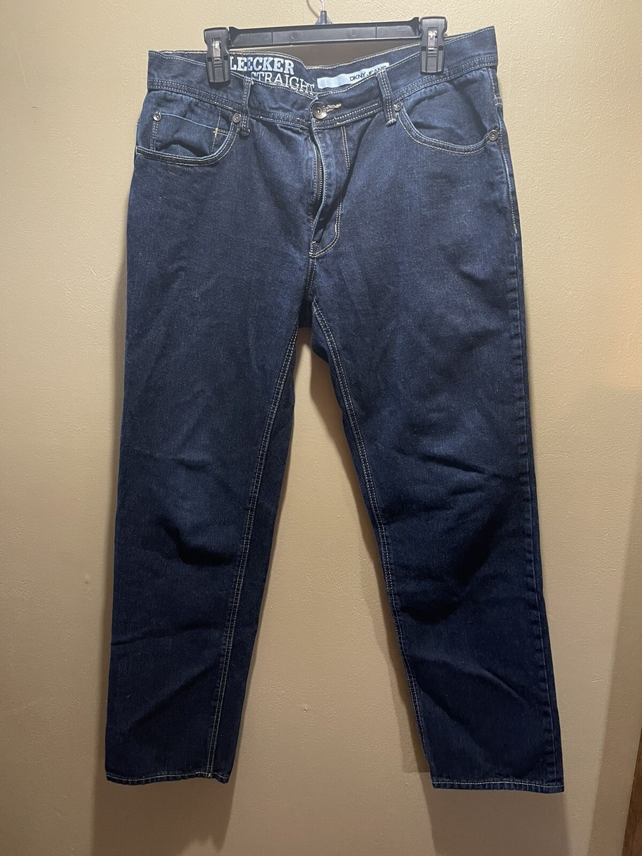 Jeans DKNY Jeans Dark Navy - Taille 10, Coupe Straight Leg, Dark Wash, Occasion Très Bon état