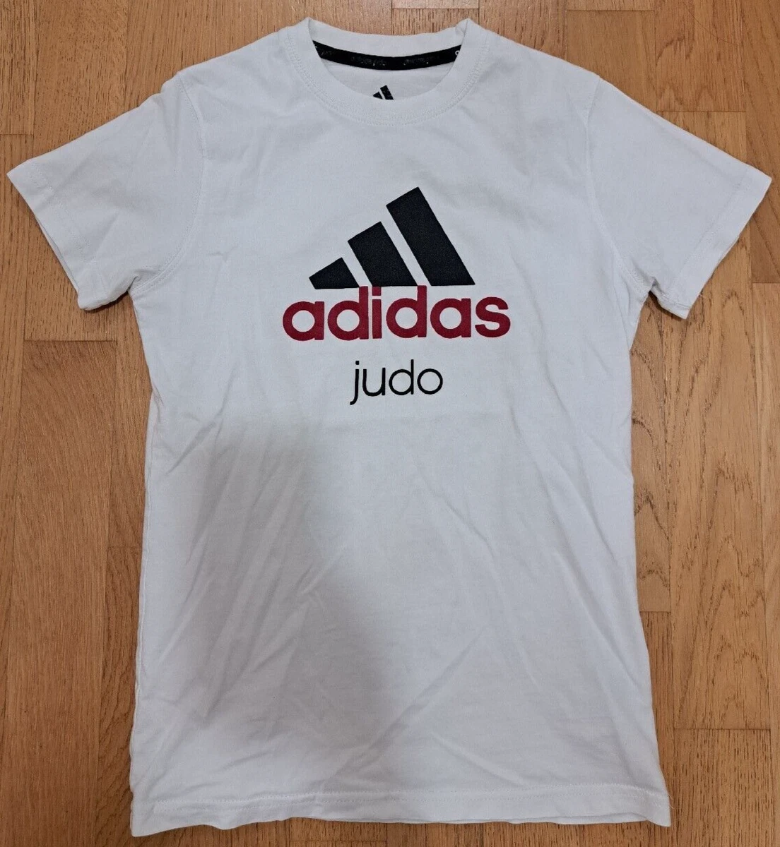 vrede Fragiel taal ADIDAS Community Line T-Shirt Judo Performance White Kids Boys ADICTJ 152  11-12y | eBay