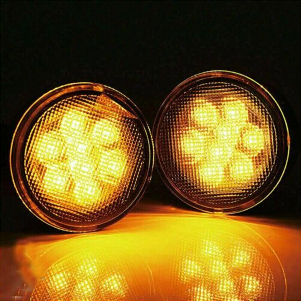 Brightest Halo 7" LED Headlights 4" Fog Lights Turning for Jeep Wrangler 07+ JK