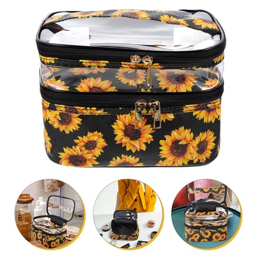 EVDIAGD Transparente Kosmetiktasche Set – 4 Größen, TSA-zugelassen, Für Reisen, Bad & Fitness