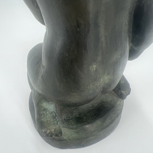 PV09218 Vintage Amphora in Girona Spain 9" CHILD WITH DOVE Figurine - Picture 9 of 14