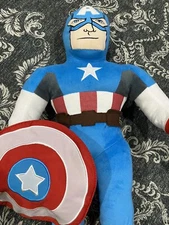 LARGE Marvel Avengers Plush Captain America - 24" Tall (accurate measurement)