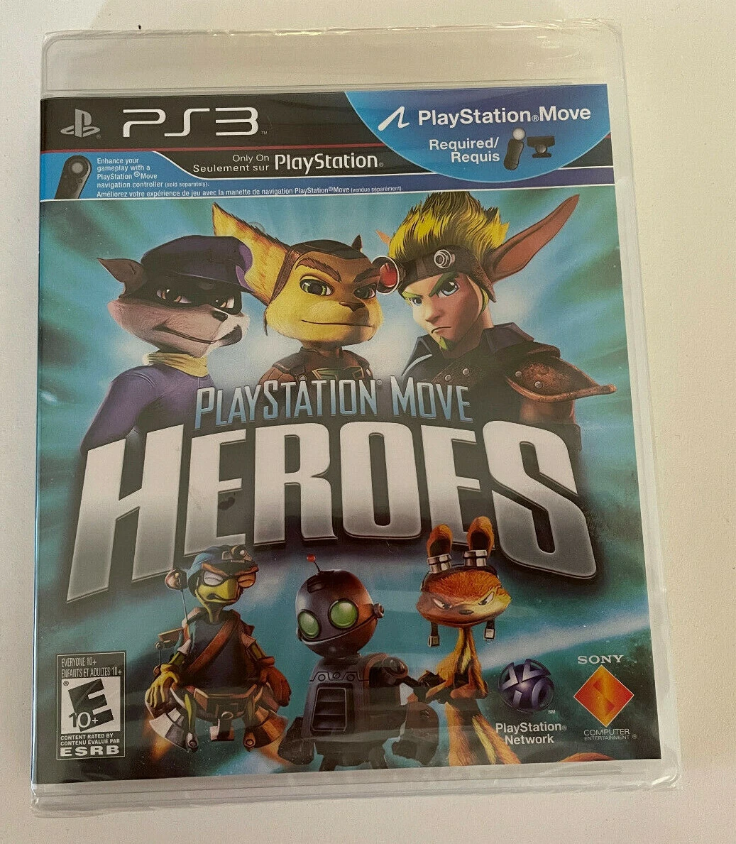 Jeu Playstation Move Heroes Pour PS3 - Version Complète En Très Bon état