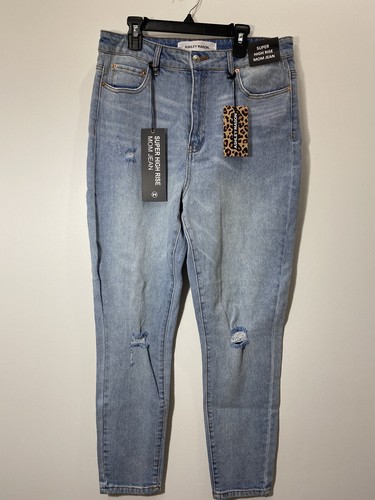 Ashley Mason High Rise Mom Jeans Size 