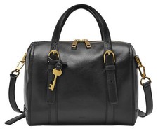 FOSSIL borsa a tracolla Carlie Satchel Black