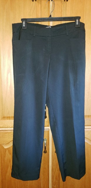JMS (Just My Size) Women's Size 16W Petite Black Dress Pants | eBay