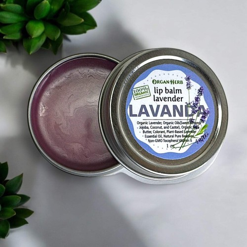 OrganHerb Organic Lavender Lip Balm 1 oz – Calming Hydration with Pure Lavender - Picture 4 of 6