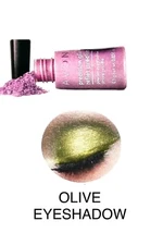 Avon Precision Glimmer Loose POWDER Eyeshadow OLIVE Green .9 g NOS Discontinued