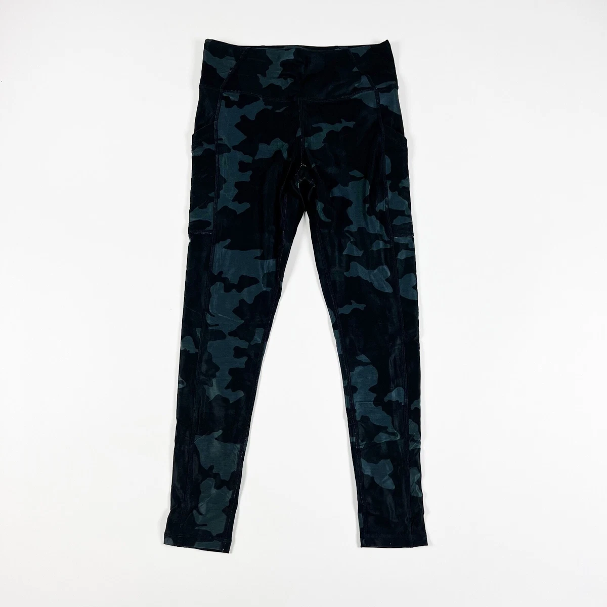 Prana Electa High Rise Athletic Work Out Legging II Camo Army Printed