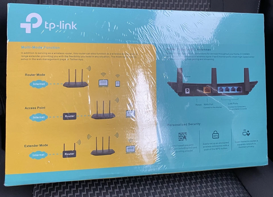 TP-Link TL-WR940N 450Mbps Wireless N Cable Router, 4 Fast LAN Ports - Image 3 of 3