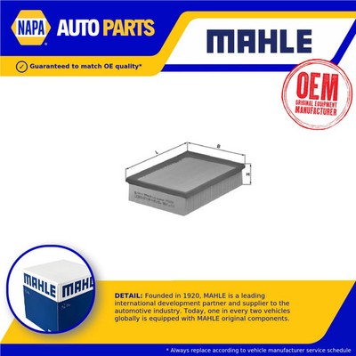 Air Filter fits BMW X3 E83, F25 2.0 2.5 3.0 03 to 16 Mahle 13721730449 Quality