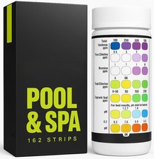 162 Pcs Pool Strips, 7 In 1 Hot Tub Water , 1...