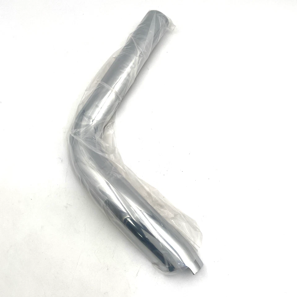 oem Harley 65389-05B Chrome Shotgun Exhaust Rear Low Heat Shield 05-17 Softail - Image 4 of 4