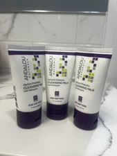 Apricot Probiotic Cleansing Milk Travel Size Andalou Naturals 1.7 oz PACK of 3