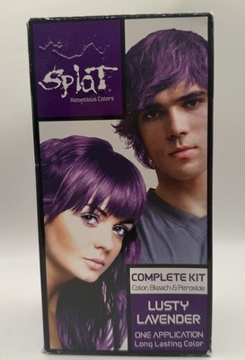 2 x Splat Lusty Lavender Complete Hair Color Kit Semi-Permanent