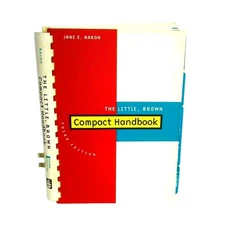 THE LITTLE, BROWN COMPACT HANDBOOK (1998) Jane Aaron Writing, Grammar, Research