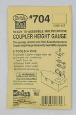 Kadee 704 HOn3 Scale Ready-to-Assemble Multipurpose Coupler Height Gauge