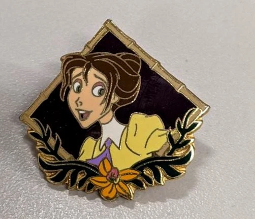 TARZAN Jane Portrait Purple Movie Disney Pin